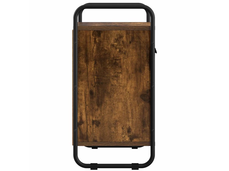  Meuble tv, banc tv 60x30x50 cm chêne fumé bois d'ingénierie  - Conforama E