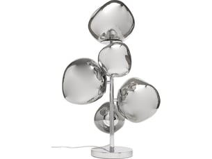 lampe burbuja 65cm chromée