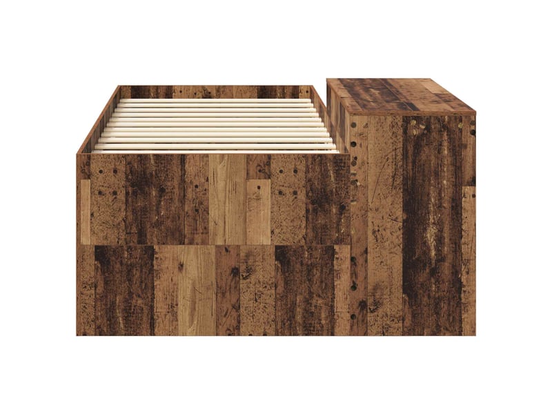  Lit haut pour enfants - lit jeune avec bureau bois ancien 90 x 200 cm  - Conforama D