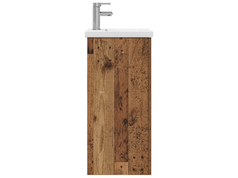  Meuble de salle de bain avec évier bois ancien shl5419  - Conforama E