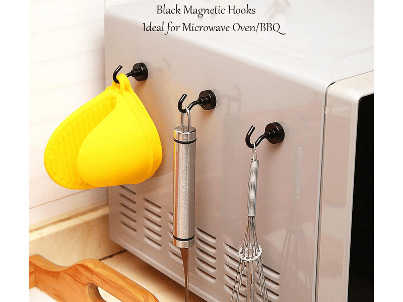  Crochets magnétiques pour armoire de rangement de cuisine, bureau, réfrigérateur (noir, lot de 10 XLH-ZLS-000650ZLS - Conforama D