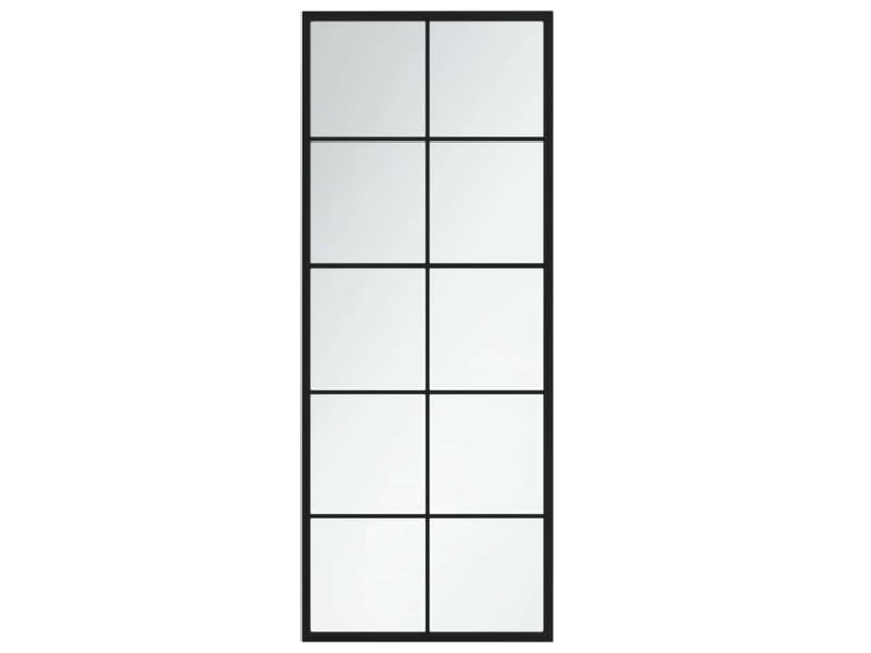  Miroir mural noir 100x40 cm métal cf62846  - Conforama A