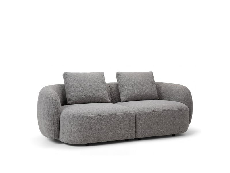  Canapé luna gris 3 places 3CA57.AS.3D.09 - Conforama C