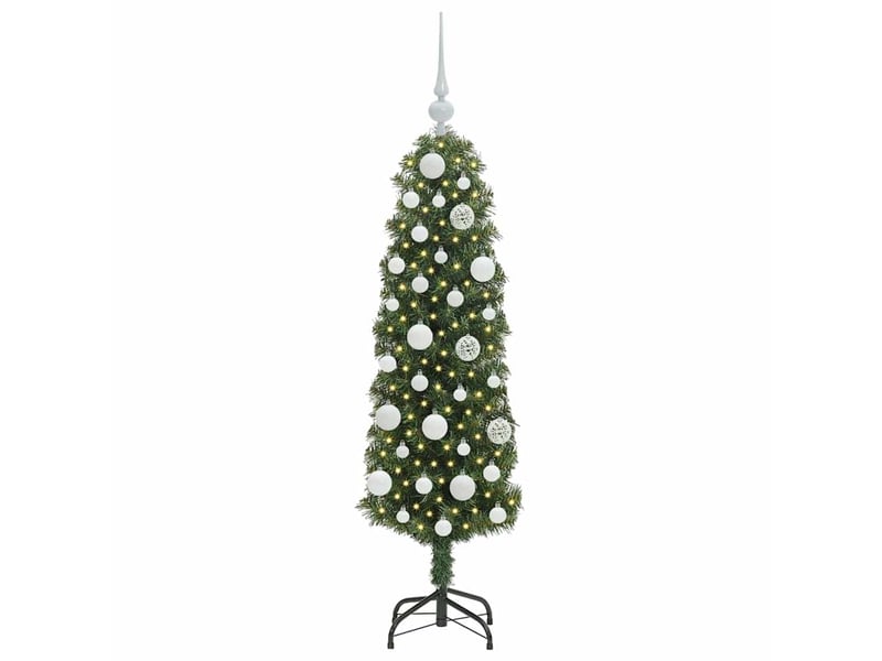 Sapin de noël artificiel, arbre de noël vert 120 cm pvc et acier et plastique shl6430  - Conforama C