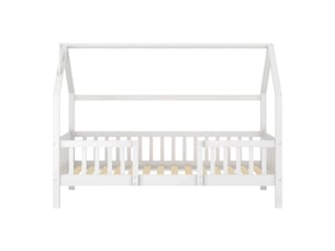 Lit cabane 90x200 cm   Sol Morn coloris blanc