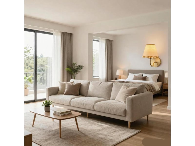  Lot de 2 appliques murales sans fil à piles, dorées avec abat-jour en rotin, ampoules non incluses  - Conforama E