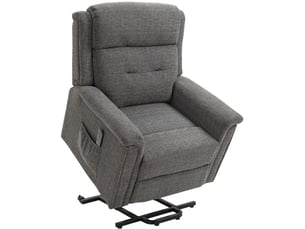 Fauteuil relax électrique WISHDOR Coton / Polyester gris