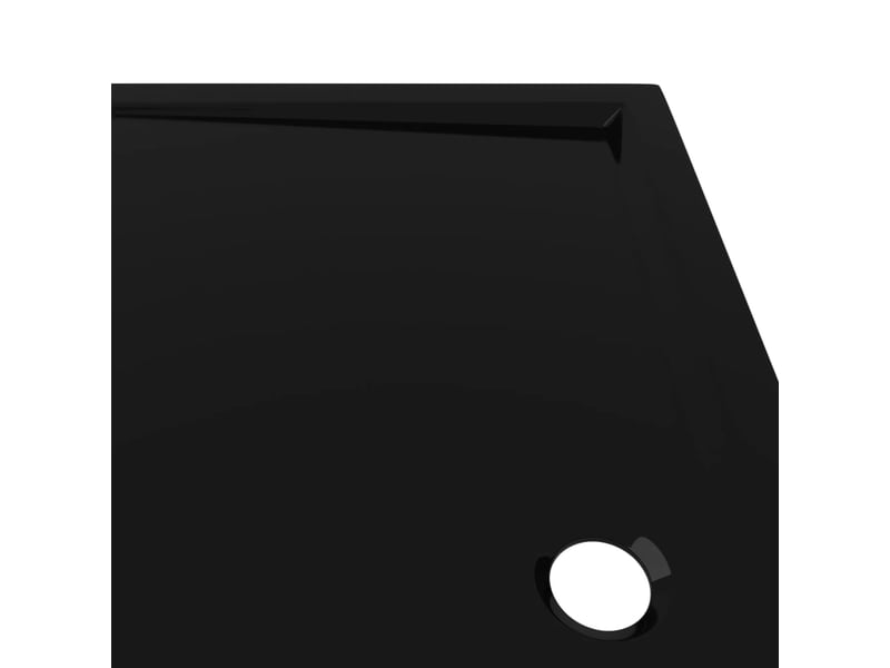  Receveur de douche base de douche bac de douche salle de bain toilette salle d’eau maison intérieur rectangulaire 70x120 cm abs noir 02_0001958  - Conforama E