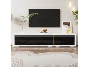 Meuble tv coloris noir  <strong></strong>  <strong></strong>