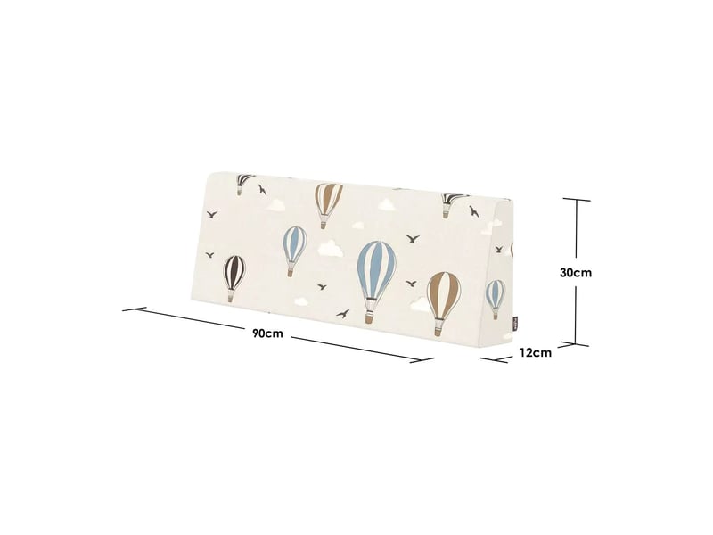  Flexa dawn coussin de dossier 90 cm motif montgolfieres 83-70683-201 - Conforama E