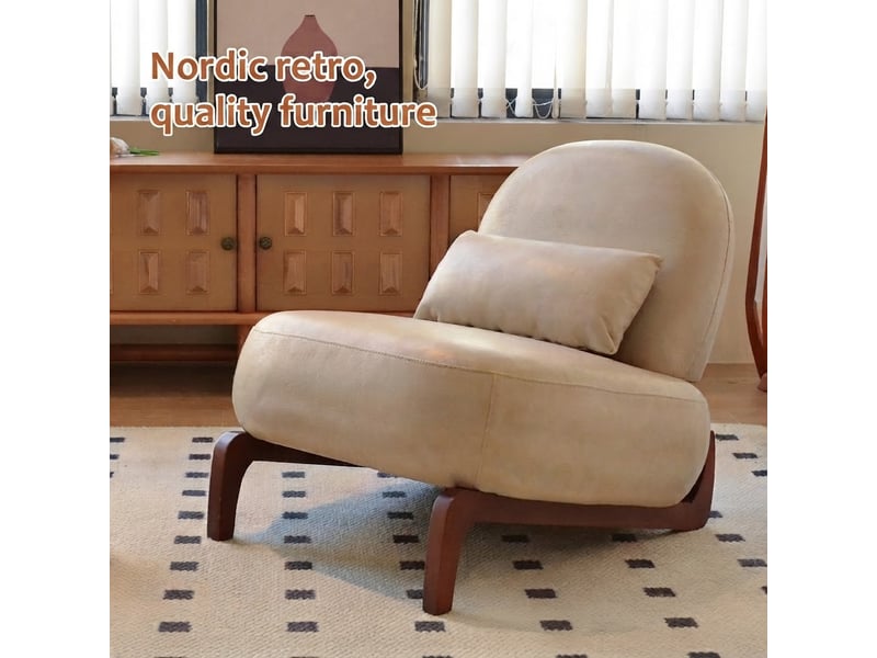  Fauteuil, 86,9x72,1x69,9 cm, en bois massif cao-W5318P497766-conf-NEW - Conforama C
