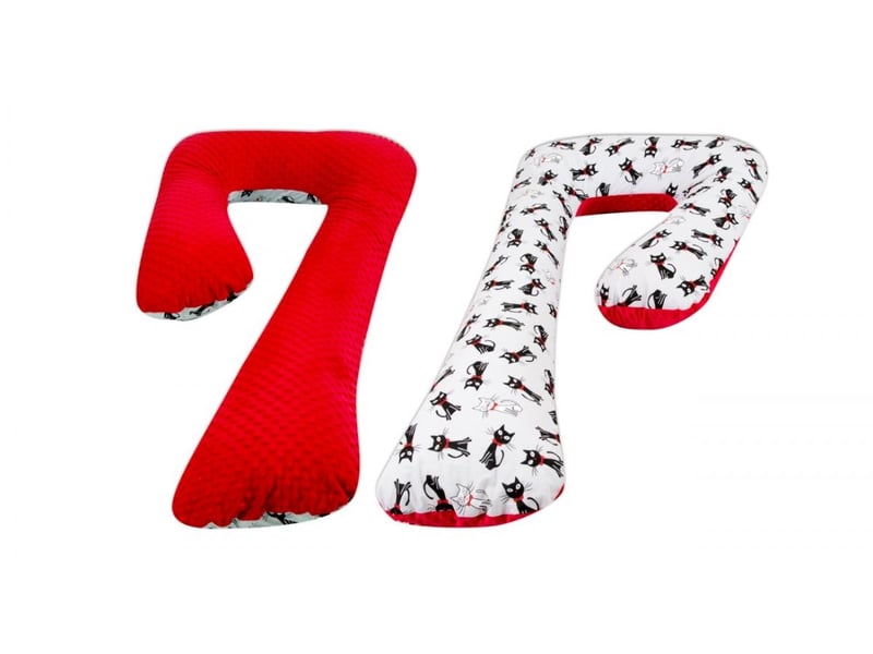  Coussin d'accouchement d'allaitement usages multiples chatons 1  rouge 4220334.5 - Conforama A