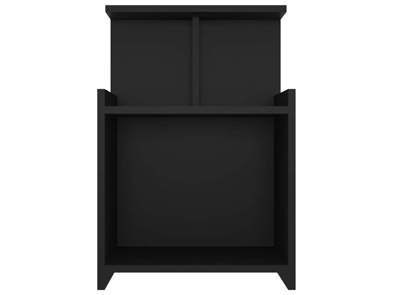  Table de chevet - cabinet de chevet - table de nuit noir 40x35x60 cm aggloméré  - Conforama B