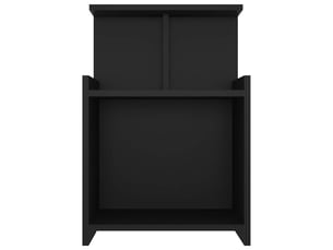 Table de chevet - cabinet de chevet - table de nuit noir 40x35x60 cm aggloméré