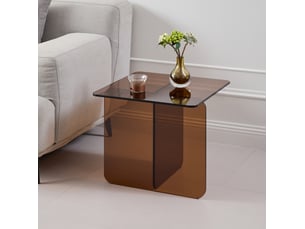 Table d'appoint 45x45x41 cm marron