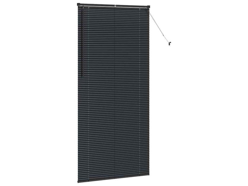 Store vénitien, store de fenêtre noir 220 x 105 cm 25 mm aluminium cf48150 - Conforama E