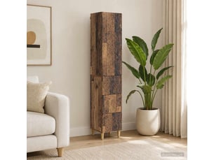 Armoire <strong></strong> <strong></strong> coloris bois clair largeur 33 cm