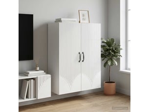 Armoire     <strong></strong> <strong></strong> coloris blanc largeur 66 cm