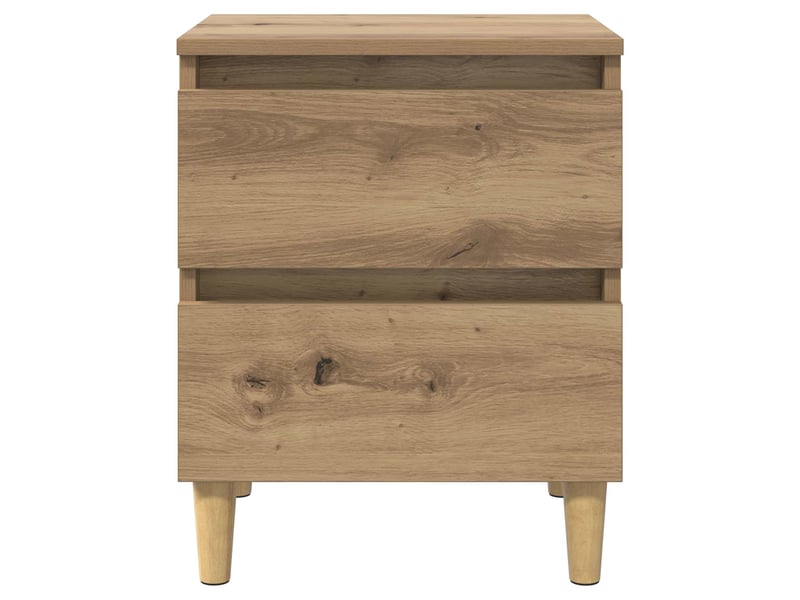  Meubles de lit 2 pc chêne artisanal 40 x 35 x 50 cm  - Conforama B