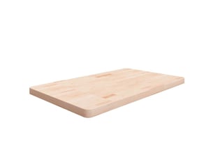 Comptoir de salle de bain, plan de travail 100x60x4 cm bois massif non traité cf65719