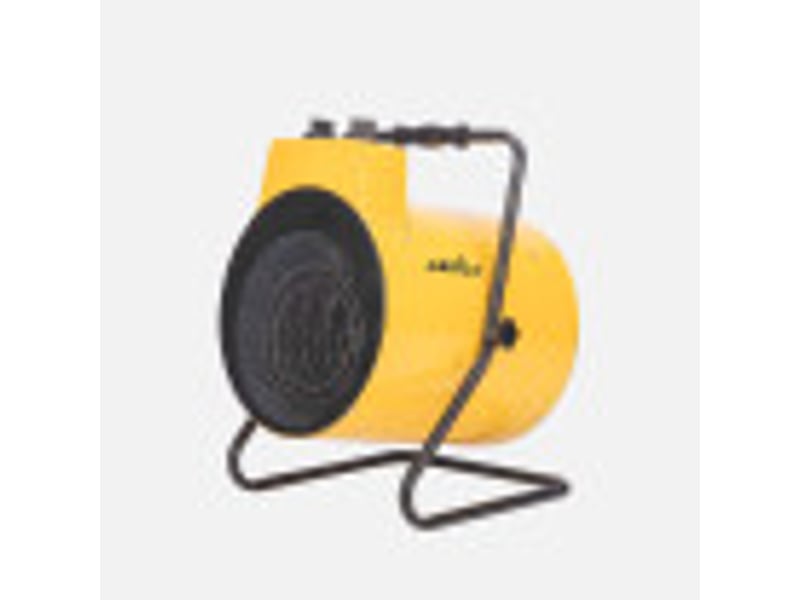 Chauffage soufflant industriel ABRILA Divity 9000 W jaune, triphasé 400 V, élément inox, thermostat réglable et IP24 281639050 - Conforama B