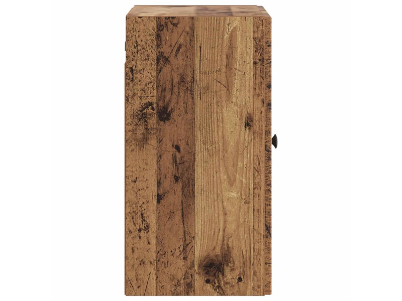  Armoire murale salon, meuble de rangement bois ancien 59x31x60cm bois d'ingénierie shl7204  - Conforama E