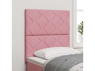 Tete de lit A poser largeur 80 cm rose