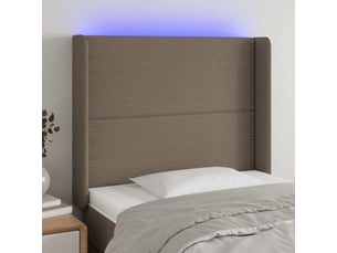 Tete de lit A poser largeur 93 cm   taupe