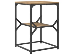 Table de chevet chêne artisanal 41 x 40 x 60 cm