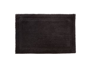 Tapis de bain fluffy colorama 50x75cm noir