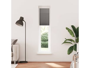Store plissé, store de fenêtre anthracite 40x200 cm largeur du tissu 39,4 cm cf46693