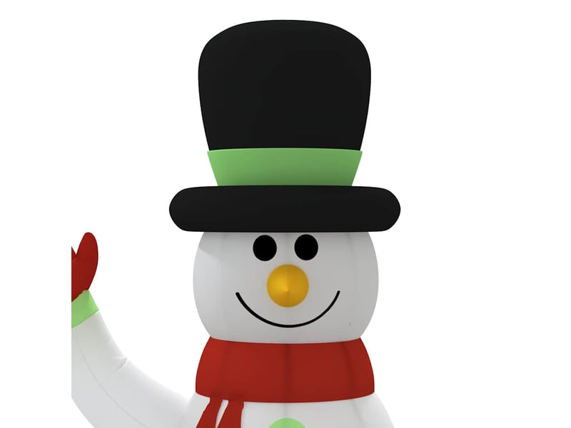 Famille de bonhomme de neige gonflable avec led 500 cm cf62188 - Conforama E
