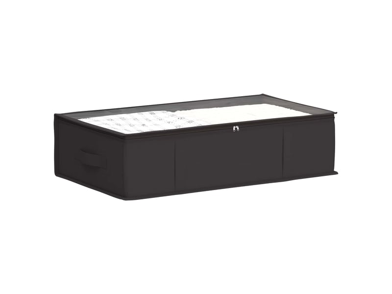  Boîte de rangement avec fenêtre transparente anthracite shl15410  - Conforama C