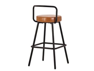 tabouret de bar <strong>OKWISH</strong> - marron hauteur d'assise 73.5 cm vendu Par paire