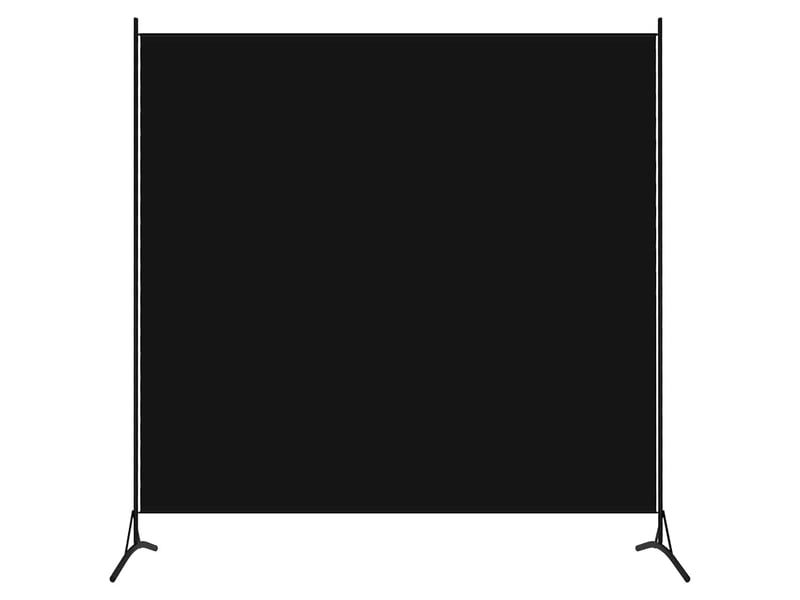  Paravent | cloison de séparation noir 175x180 cm tissu  - Conforama C