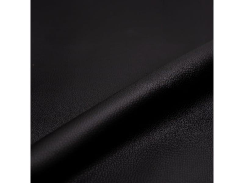 Lot de 2 chaises en cuir synthétique noir et bois foncé-lana Lana - Conforama C