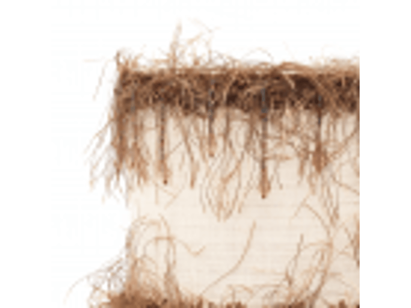  Suspension ABRILA Hilos 1 lumière E27 beige, abat-jour textile à passementerie ocre Ø50 cm, hauteur réglable 40-100 cm 117595015 - Conforama D