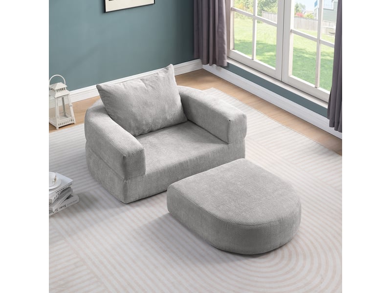  Canapé convertible, canapé-lit, format compressé, pliable, pour salon, chambre, mobilier pour espace de vie, bureau  - Conforama W