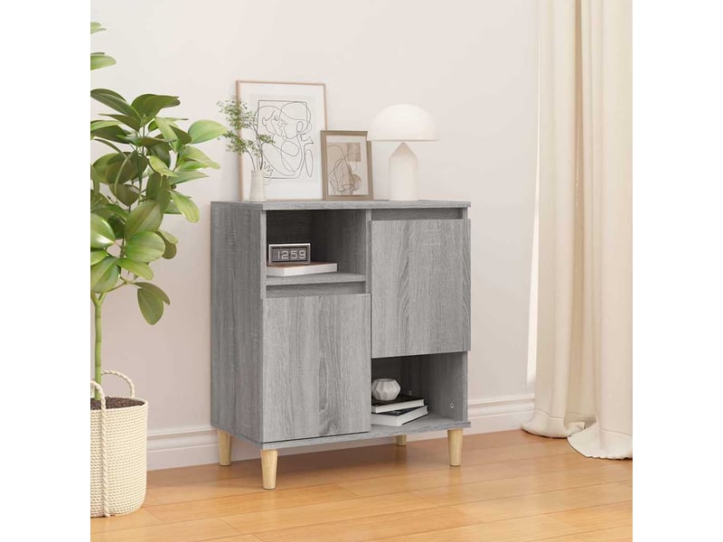 Buffet - bahut - meuble de rangement sonoma gris 60x35x70 cm bois d'ingénierie  - Conforama B