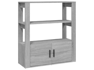 Buffet - bahut - meuble de rangement sonoma gris 80x30x90 cm bois d'ingénierie