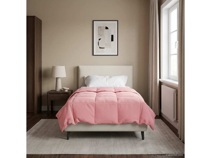  Duvet d'hiver - couette 140 x 200 cm hiver - couette microfibre (100% polyester)  - Conforama D