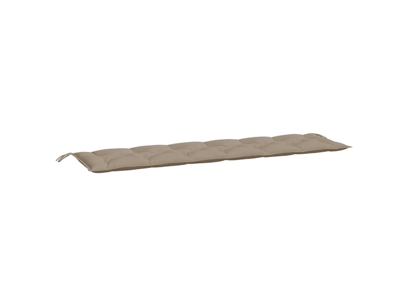  Lot de 2 coussins de banc jardin, coussins d'assise taupe 200x50x7 cm tissu oxford cf58744  - Conforama D
