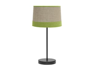 Lampe à poser fabrilamp tietar e14 coloris jutevert 44 x 22 x 22 cm