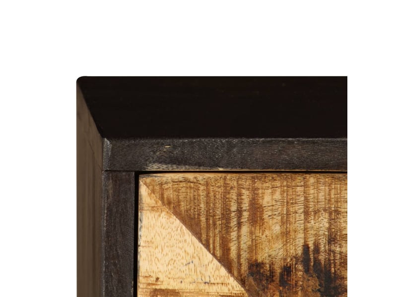  Buffet salon bois de manguier massif 85x30x75 cm shl82764  - Conforama D