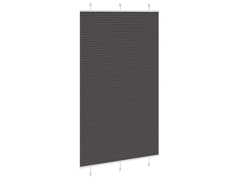  Store plissé, store de fenêtre noir 120x200 cm largeur du tissu 119,4cm polyester cf46930  - Conforama C
