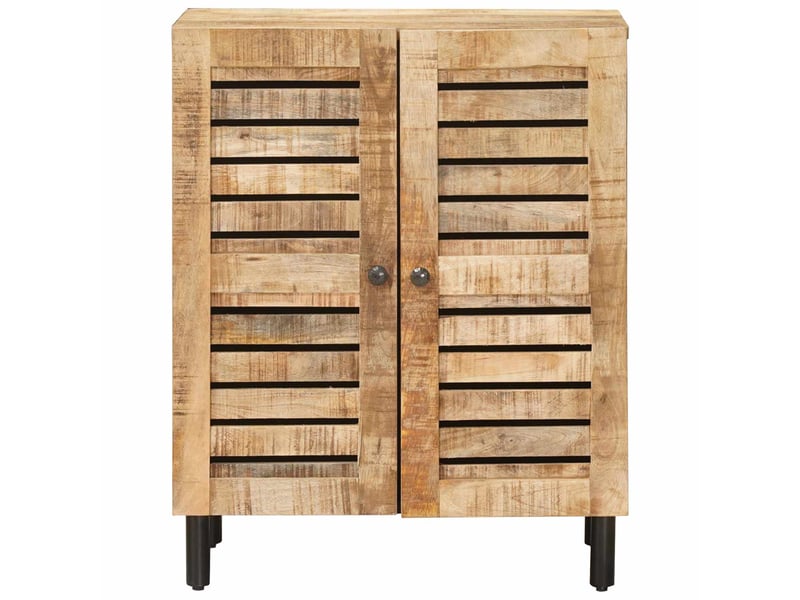  Armoires de rangement salon 60 x 33 x 75 cm bois de mangue massif shl8310  - Conforama D