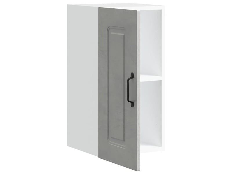  Meuble de rangement, armoire murale de cuisine kalmar gris béton bois d'ingénierie shl8722  - Conforama E