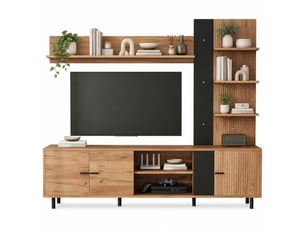 Meuble tv coloris bicolore 187.5 cm LPOSPI  