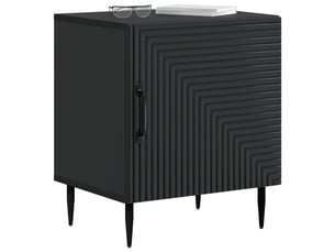 Table de chevet - cabinet de chevet - table de nuit noir 43 x 34,5 x 50 cm bois d'ingénierie
