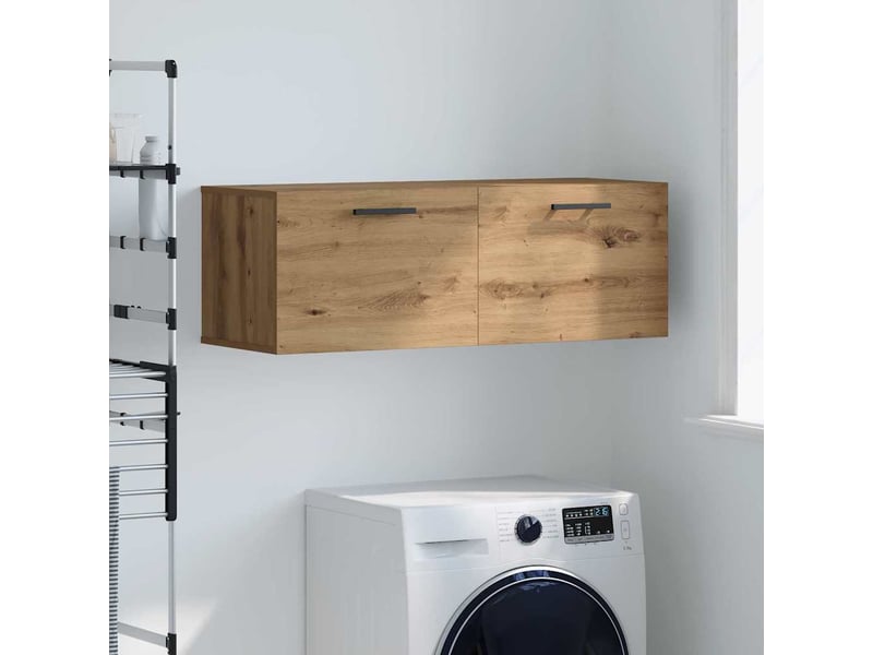 Meuble mural, meuble de rangement salon 100 x 36.5 x 35 cm bois d'ingénierie shl1207 - Conforama B
